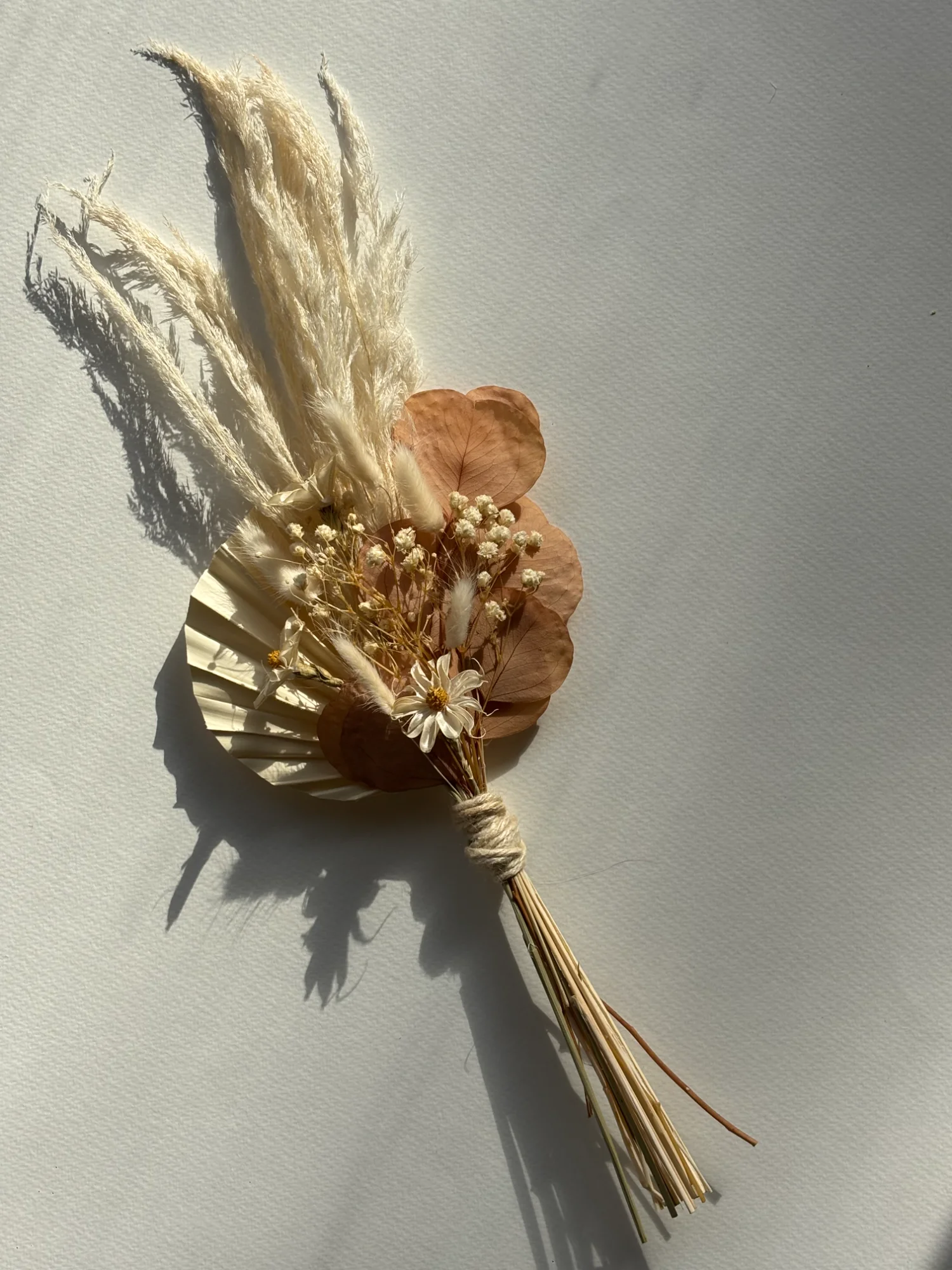 Dried floral piece